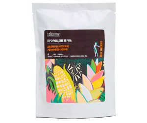 Проросшие зерна овса, ячменя, пшеницы, кукурузы