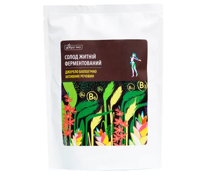 Солод житній ферментований мелений