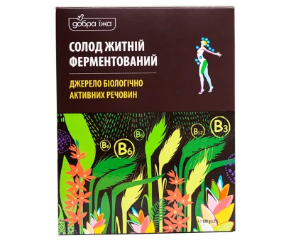 Солод житній ферментований у стиках